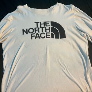 Cream colored North Face long sleeve tee, size medium.